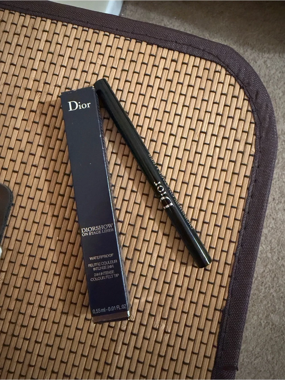 Dior Diorshow On Stage waterproof Eyeliner — matte Black